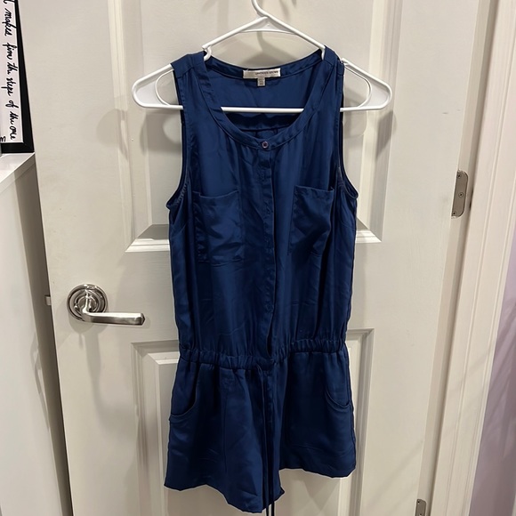 Navy Blue Romper - Picture 1 of 3